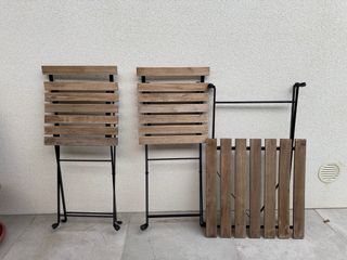 Mesa y 2 Sillas Plegables Ikea Tärnö