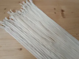 Lote de cremalleras beige