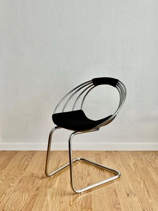 Sillas cantilever cromadas space age precio x unid