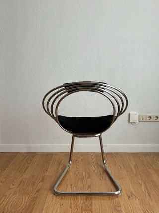 Sillas cantilever cromadas space age precio x unid