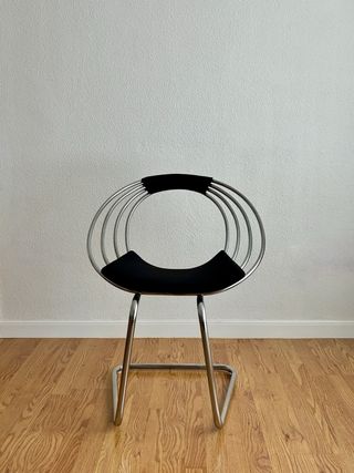 Sillas cantilever cromadas space age precio x unid