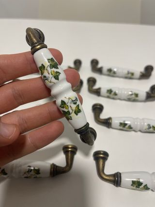 Tiradores Porcelana Cocina Vintage