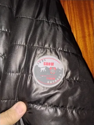 Anorak acolchado negro