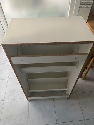 Zapatero doble blanco