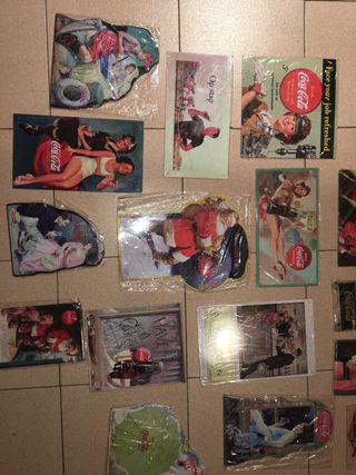 Lote de carteles vintage Coca-Cola