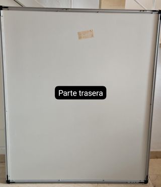 Pizarra Blanca 102x122 cm Marco Aluminio