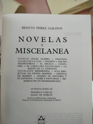 Obras completas de Pérez Galdós