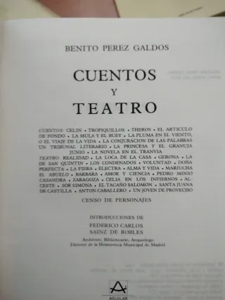 Obras completas de Pérez Galdós