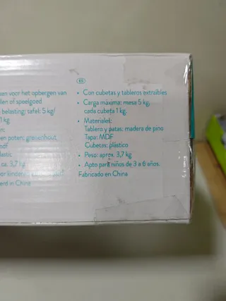 Mesa sensorial Home Creation Kids