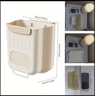 Cubo de basura plegable para cocina