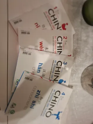 Lote 4 cuadernos aprender chino