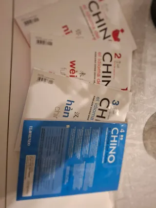 Lote 4 cuadernos aprender chino