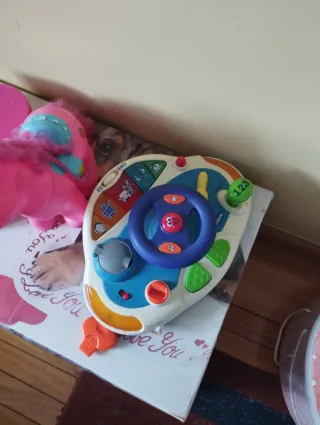 Tapete Gimnasio Bebé Piano y Móviles