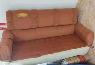 Sofá de 2 plazas salón marrón VER URGE!