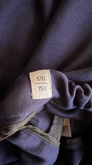 Traje adolescente azul marino