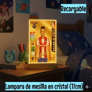 Lámpara Mesilla Balón de Oro