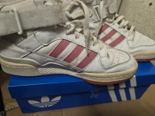 Zapatillas Adidas Forum Mid Blancas Rosas