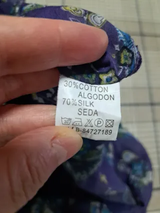 Blusa Verano Estampada sedaTalla 42