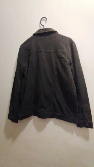 Chaqueta tejana negra