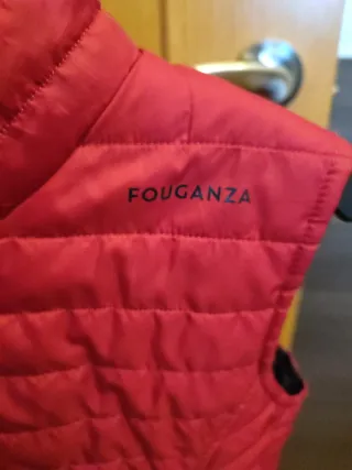 Chaleco acolchado niña rojo ecuestre