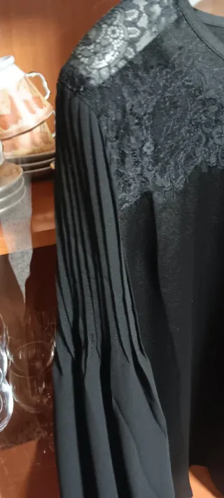 Blusa Vince Camuto Negra Talla L