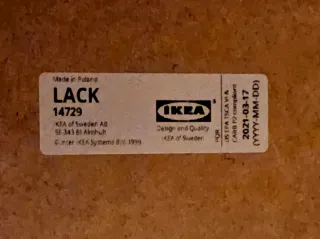 MESA BAJA DE SALÓN MADERA CLARA NUEVA