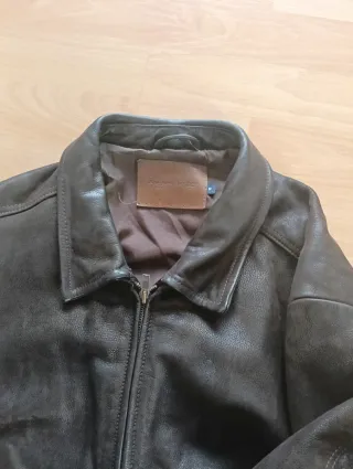Chaqueta Cuero Pepe Jeans Marrón