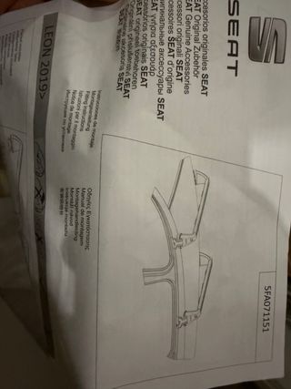 Barras de techo CUPRA LEON o Seat