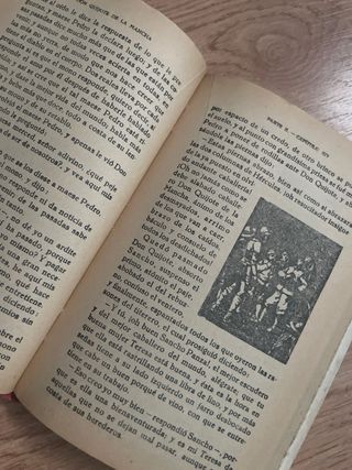 Libro antiguo Don Quijote de la Mancha