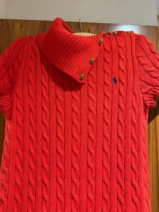 Vestido Polo Ralph Lauren Rojo-Naranja