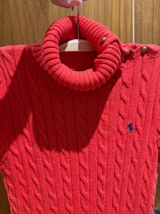 Vestido Polo Ralph Lauren Rojo-Naranja