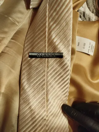 Chaleco y corbata ceremonia seda Gabriel