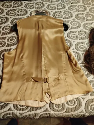 Chaleco y corbata ceremonia seda Gabriel