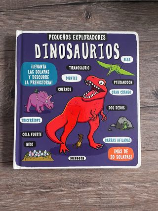 Libro pequeños exploradores Dinosaurios