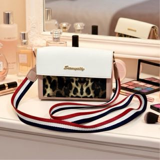 Bolso bandolera estampado leopardo