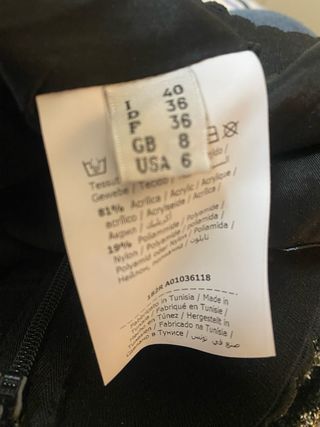 Falda Moschino L/40 lentejuelas