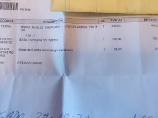 Colchón Vivarea Terra 1'50 X 1'90  28 cm espesor