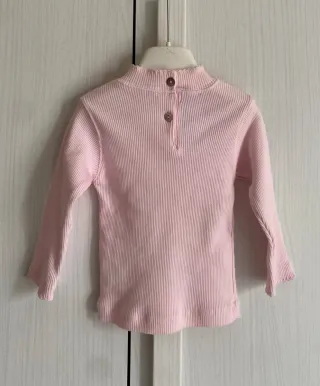 Maglia rosa tg 12 mesi bambina Lili Gaufrette