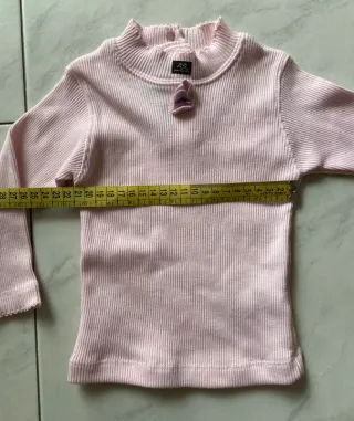 Maglia rosa tg 12 mesi bambina Lili Gaufrette