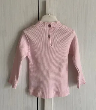 Maglia rosa tg 12 mesi bambina Lili Gaufrette