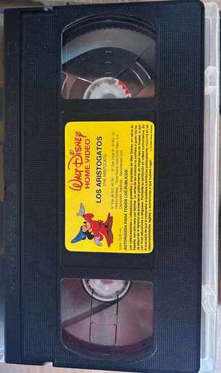 VHS Los Aristogatos Disney Clásicos Español
