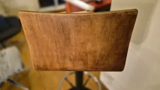 2 Taburetes profesionales de bar Madera y Metal