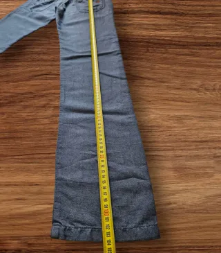 Pantaloni Burberry Cotone Blu Taglia 44