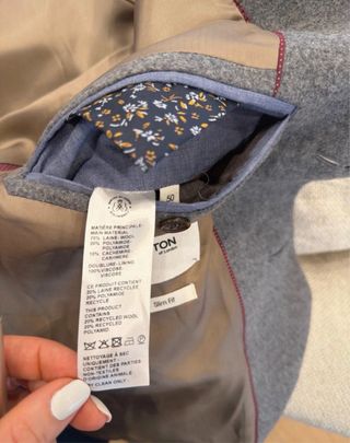 Cappotto grigio uomo nuovo