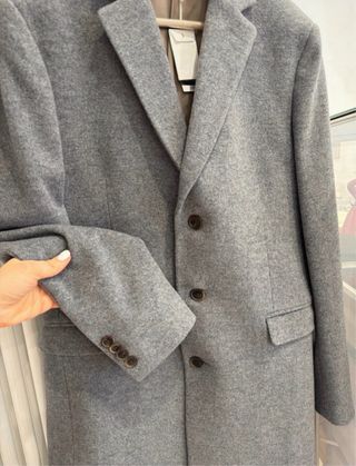 Cappotto grigio uomo nuovo