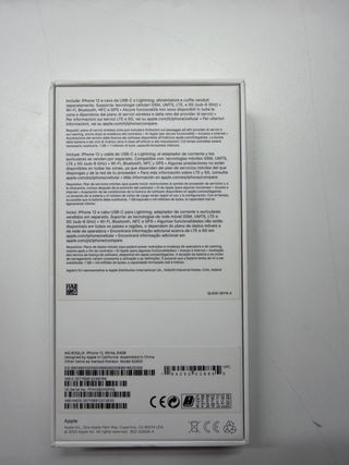 iPhone 12 blanco roto con caja todo ORIGINAL