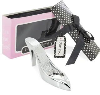 Abridor Botellas Tacón Plateado