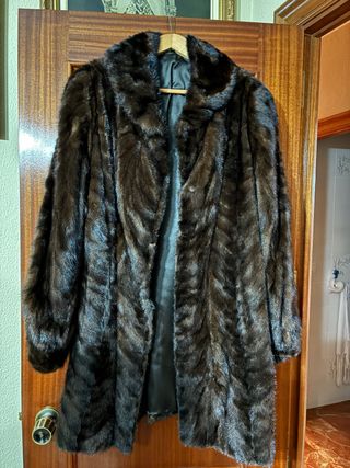 Abrigo vintage marrón