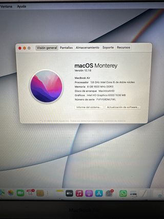 Macbook Air 2017 Plata