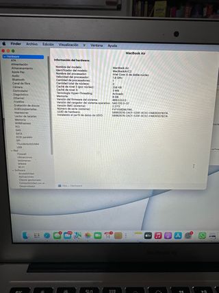 Macbook Air 2017 Plata